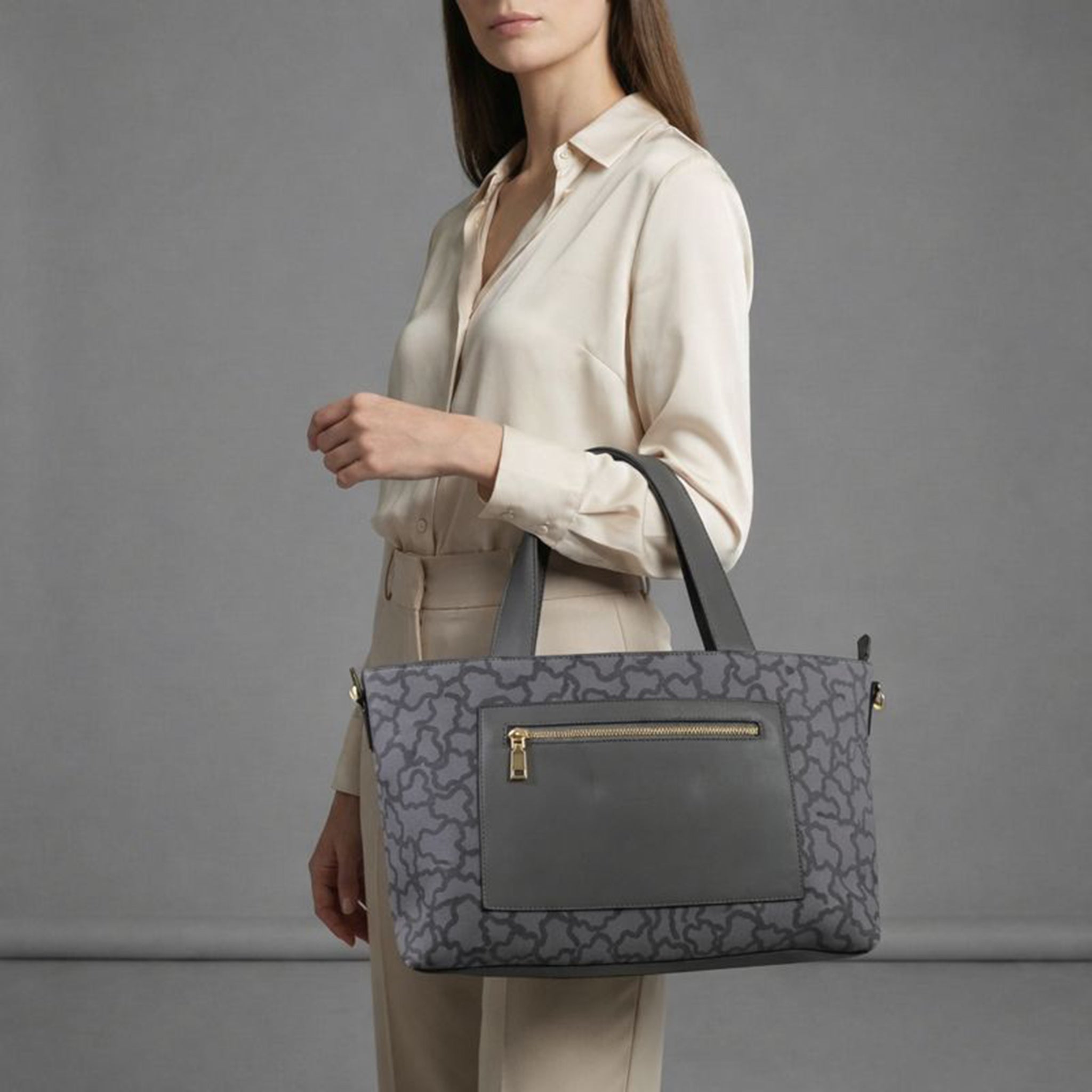 Compact and Grand Tote - Grey