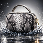 Snakeskin-Pattern Mini Bag | Exotic Animal Print Crossbody