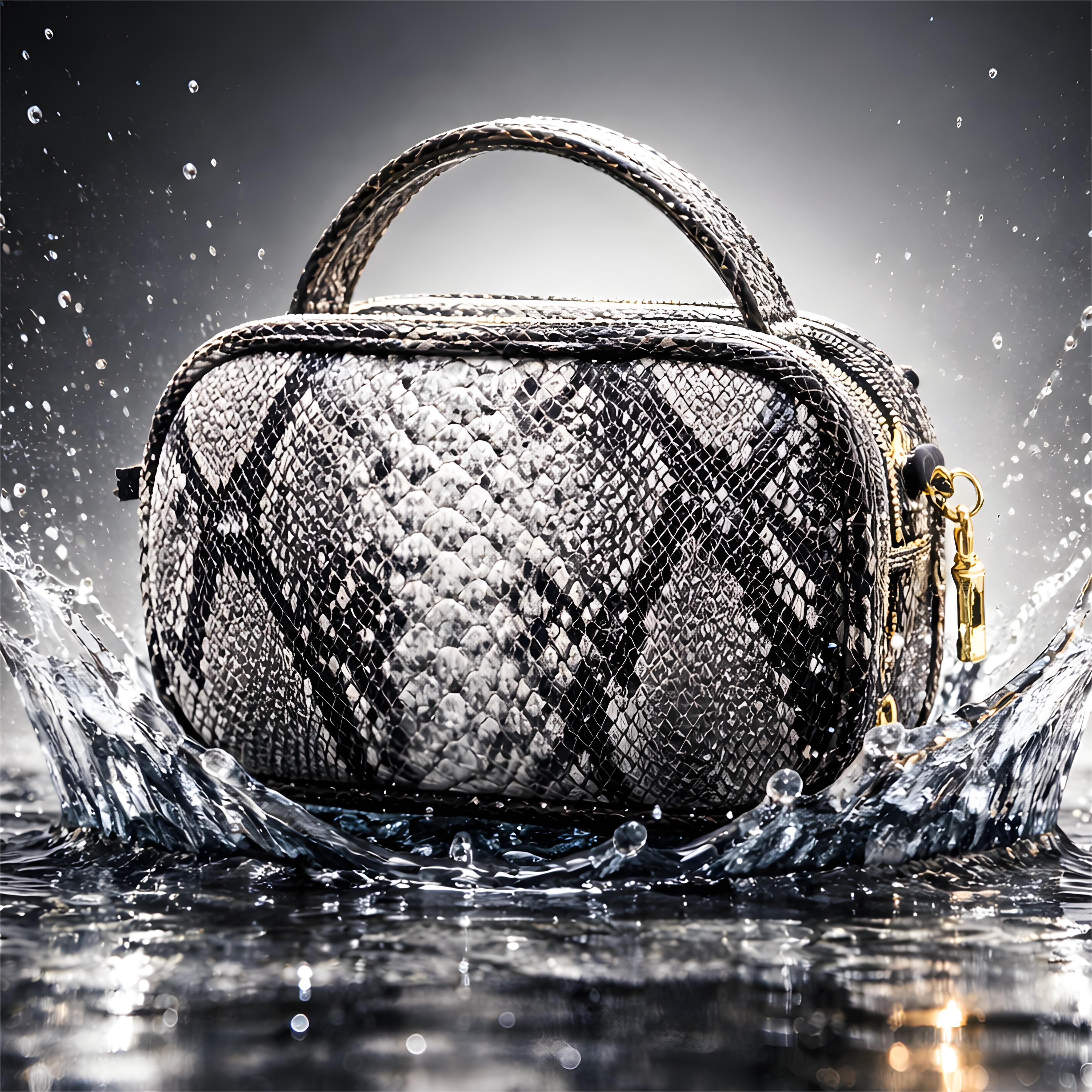 Snakeskin-Pattern Mini Bag | Exotic Animal Print Crossbody