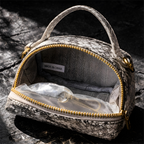 Snakeskin-Pattern Mini Bag | Exotic Animal Print Crossbody