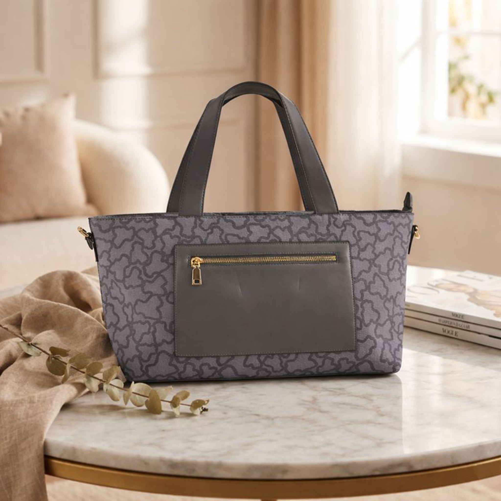 Compact and Grand Tote - Grey