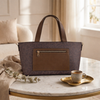 Compact and Grand Tote - Brown