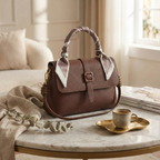 Elegant Brown Top-Handle Bag for Women | Timeless Everyday Luxury