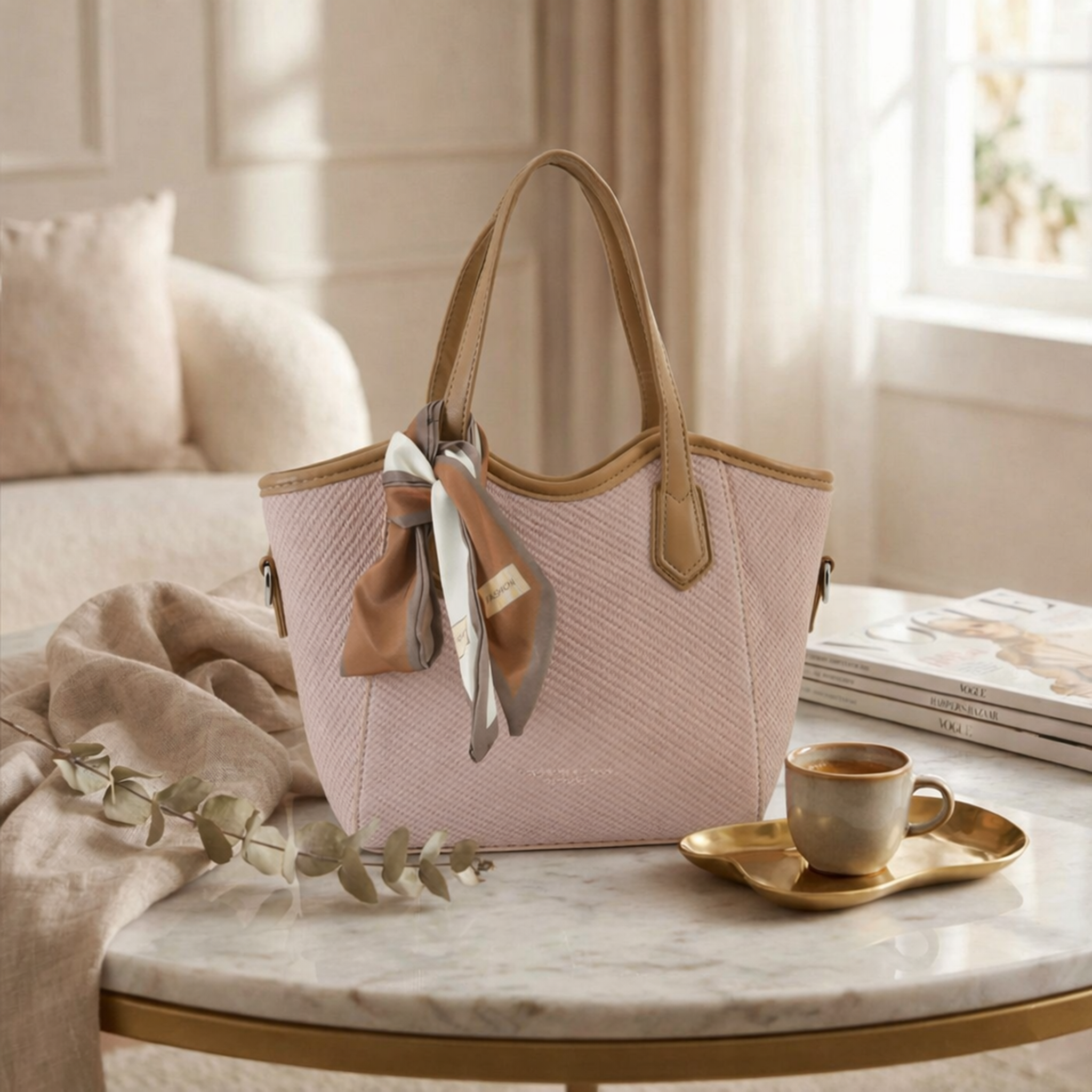 Soft Aura handbag - Pink Lips