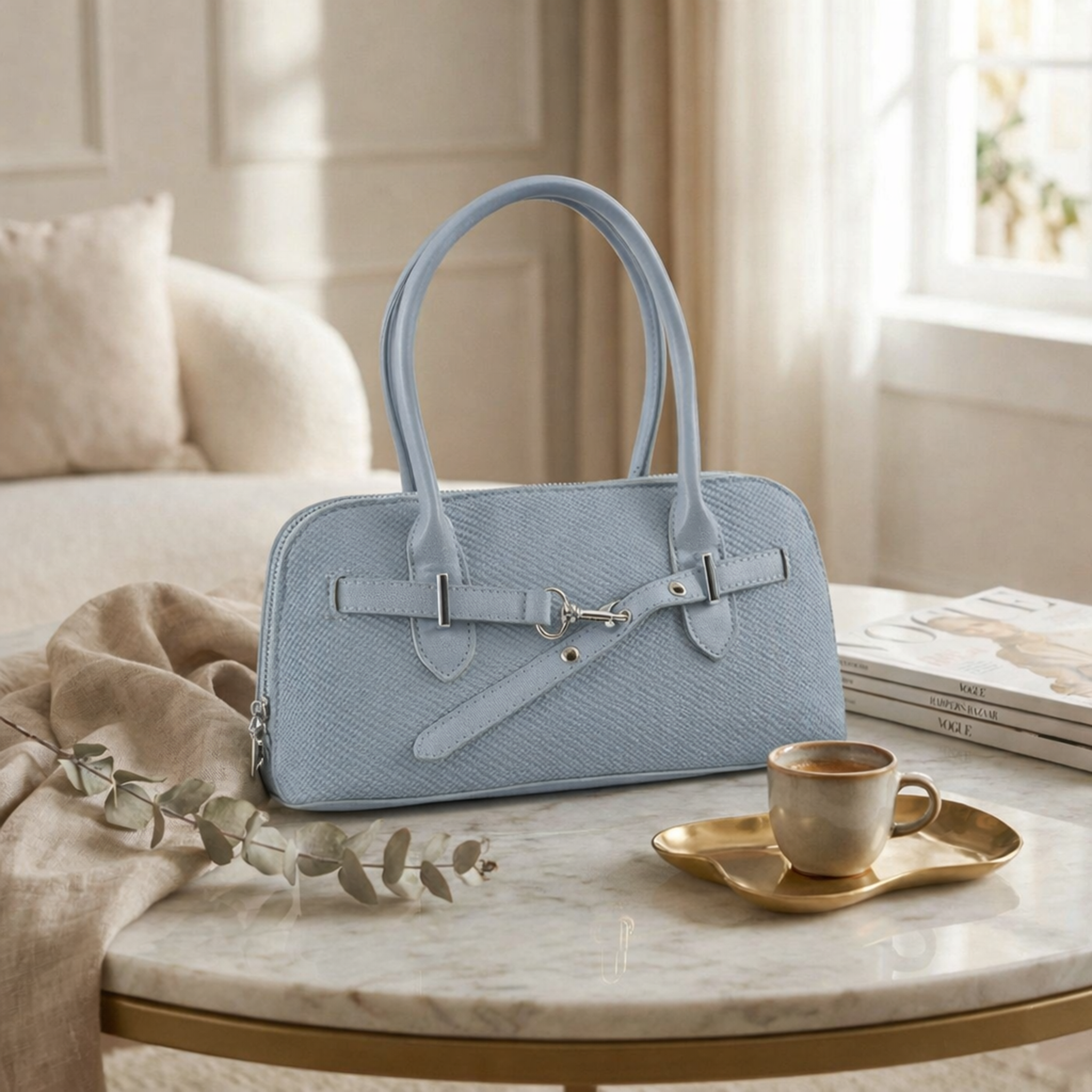 The Simple Gracious Bag - Icy Blue