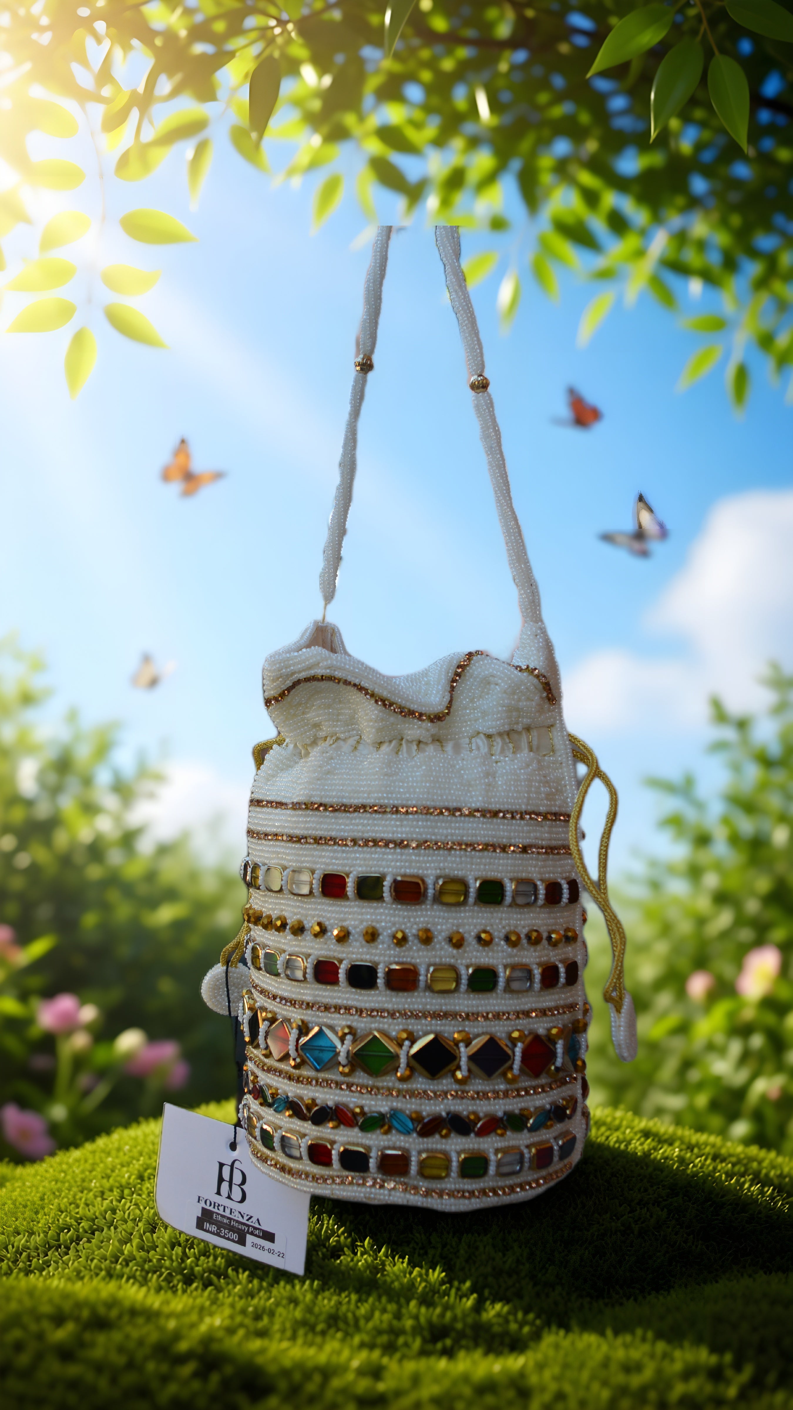 Versatile and Spacious Potli Bag | Elegant Contemporary Festive Clutch