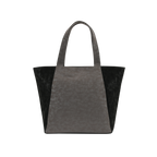Dual Luxury Tote - Black and Grey