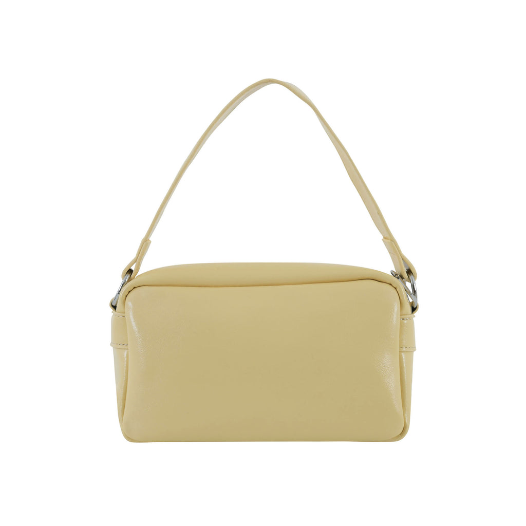 Urban Edge Structured Handbag - Lemon Yellow Edition