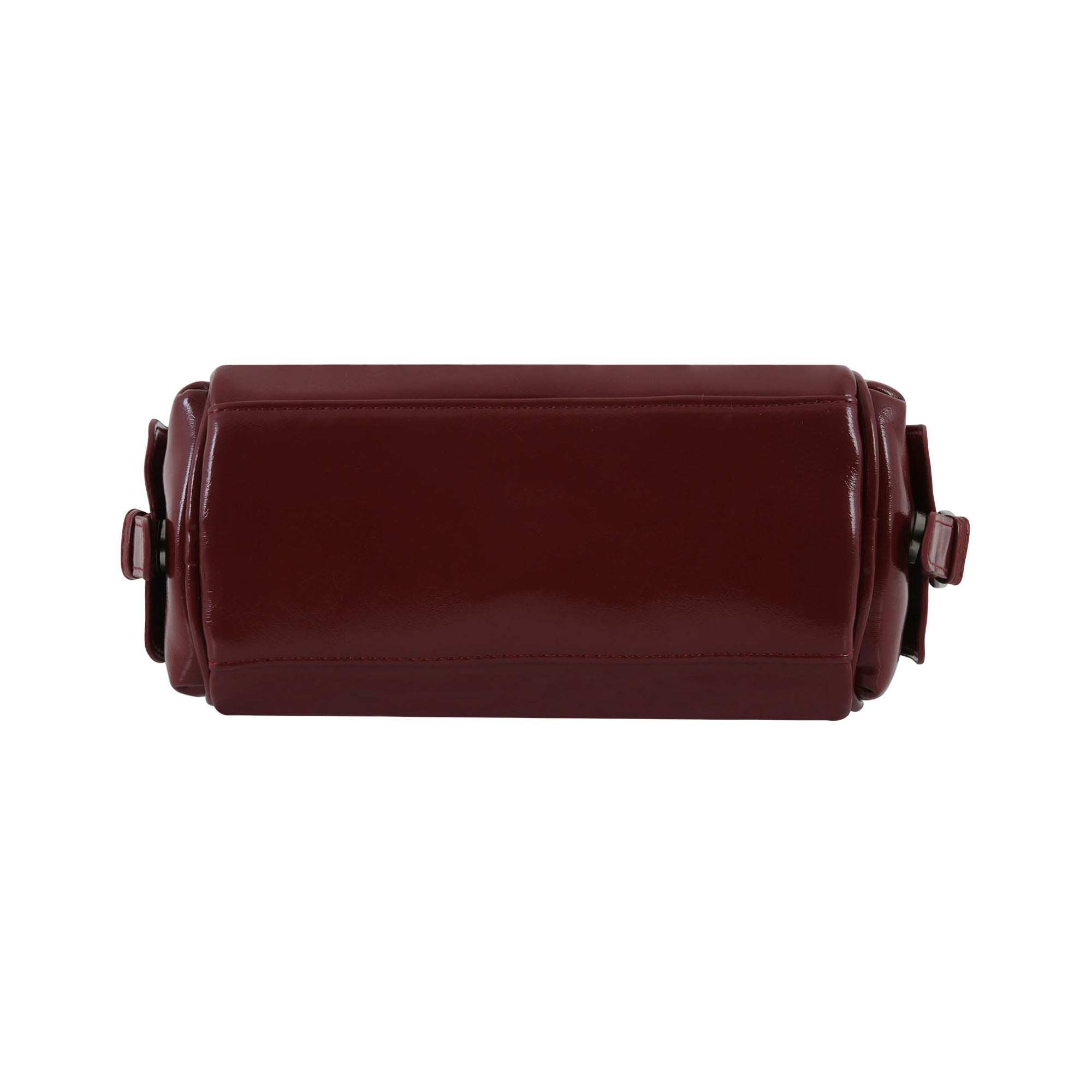 Urban Edge Structured Handbag - Cherry Red Edition