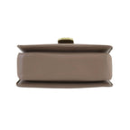 Taupe & Brown Structured Top-Handle Sling Bag for Women | Elegant Everyday Handbag