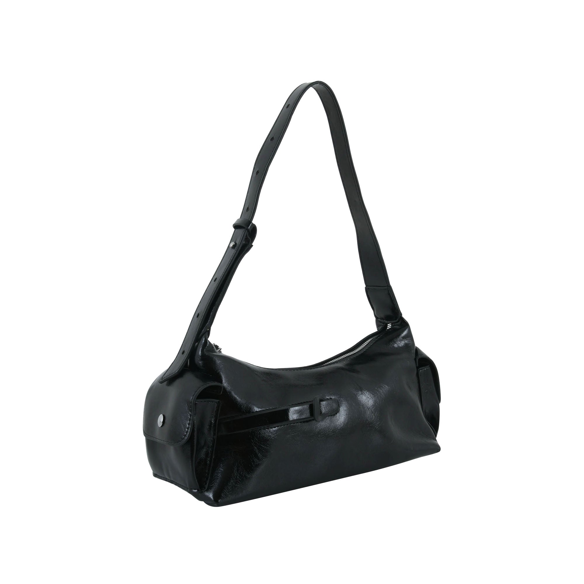Sleek Black Shoulder Bag for Women | Minimal Everyday Elegance