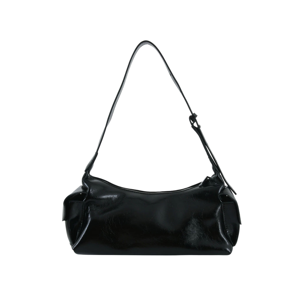 Sleek Black Shoulder Bag for Women | Minimal Everyday Elegance