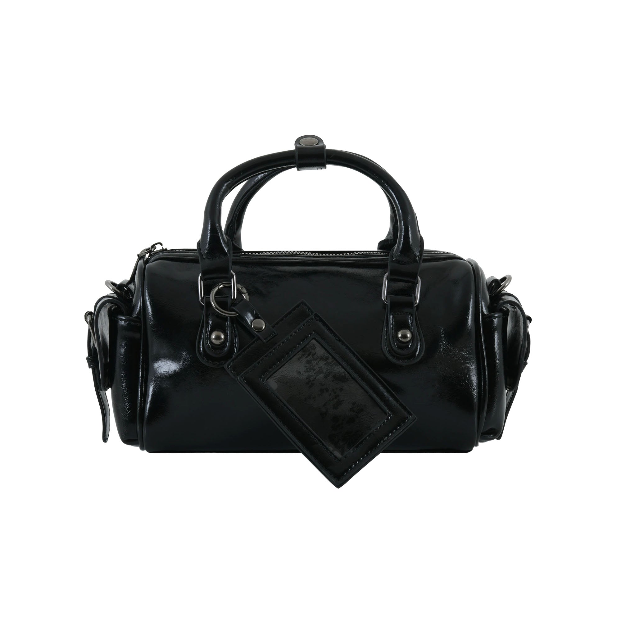 Urban Edge Structured Handbag- Black Coal