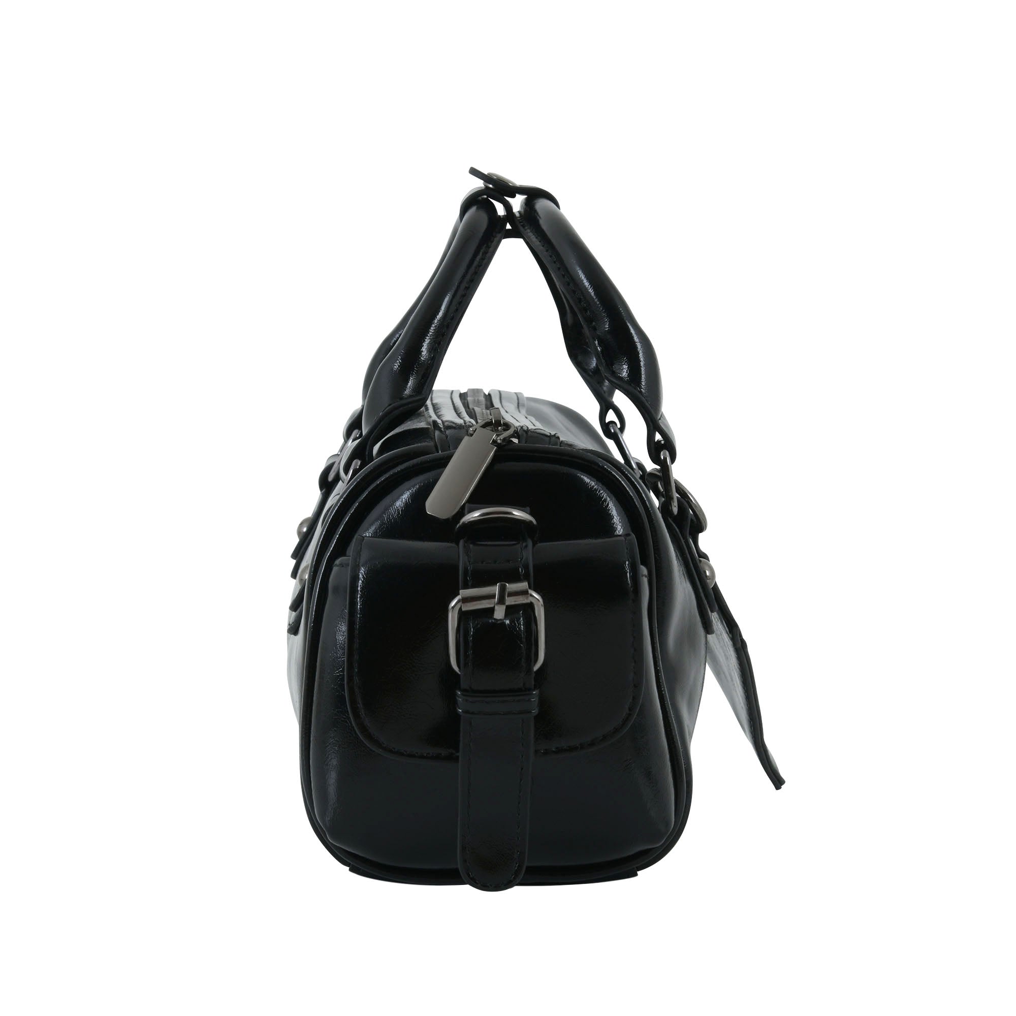 Urban Edge Structured Handbag - Black Coal Edition