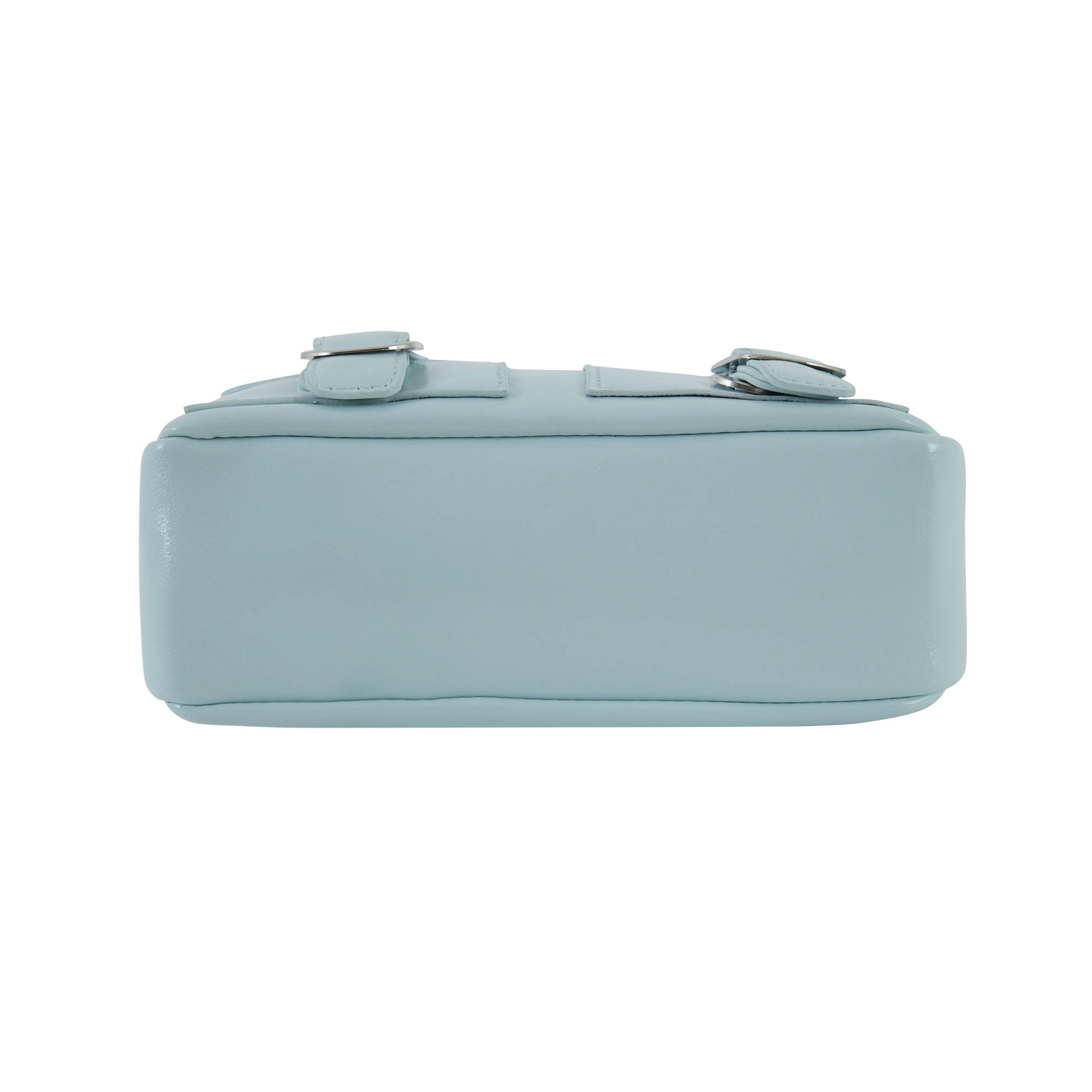 Urban Edge Structured Handbag- Ice blue