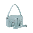 Urban Edge Structured Handbag - Ice Blue Edition
