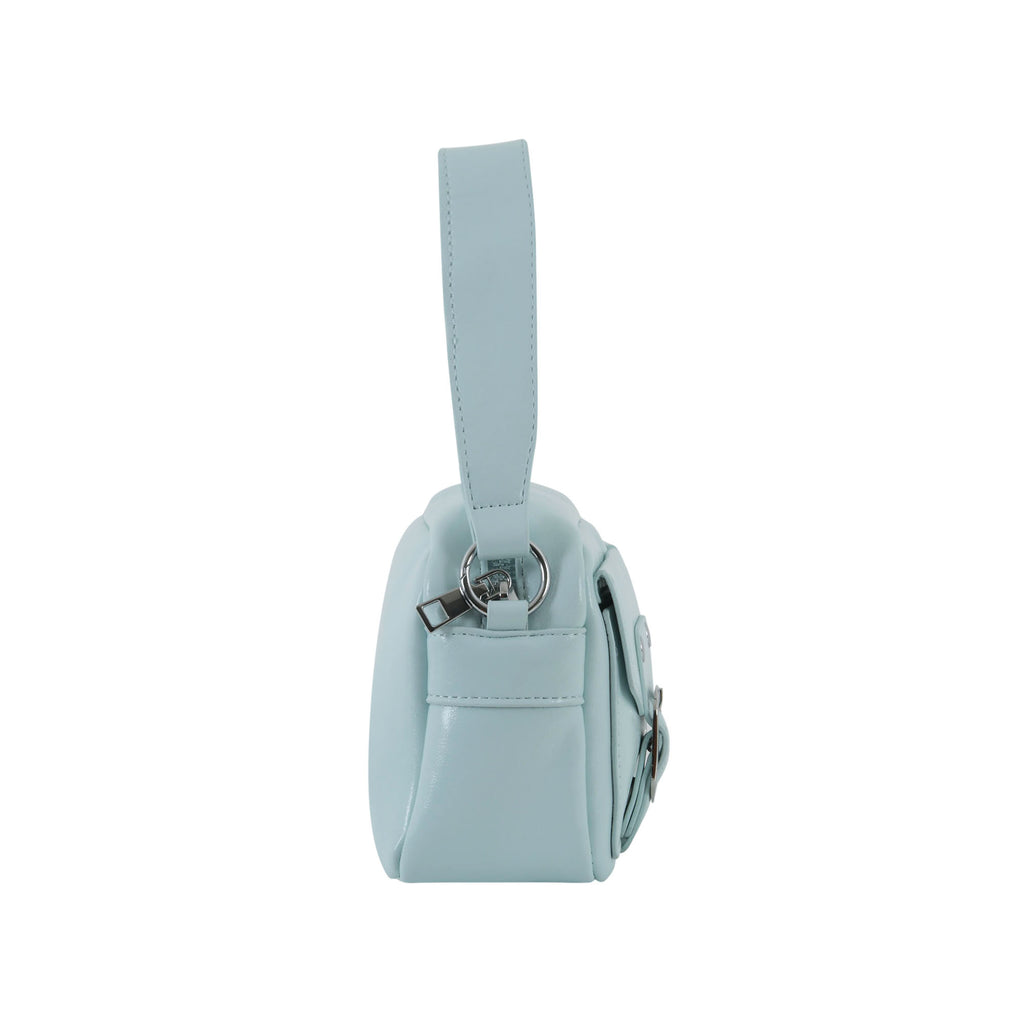 Urban Edge Structured Handbag - Ice Blue Edition