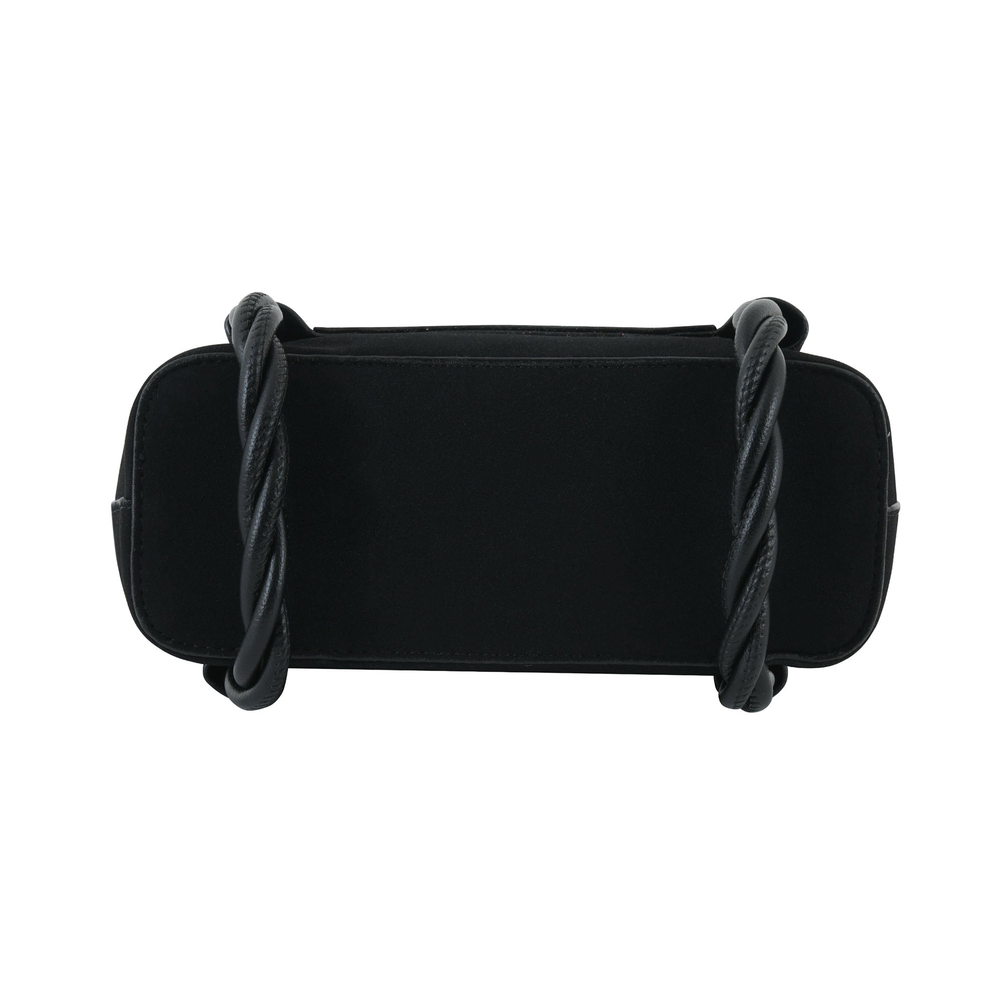 Black Braided Velvet Luxury Handbag