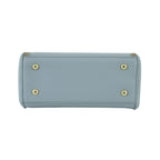 Sky Blue Structured Top-Handle Bag for Women | Elegant Everyday Handbag