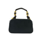 Brown Artisanal Top-Handle Bag with Mandala Detail