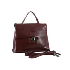 The Power Poise - Cherry Red Briefcase Luxury Handbag