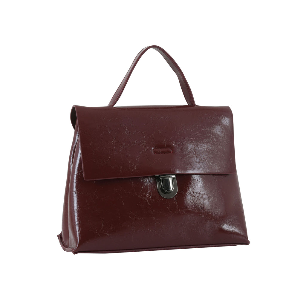 The Power Poise - Cherry Red Briefcase Luxury Handbag