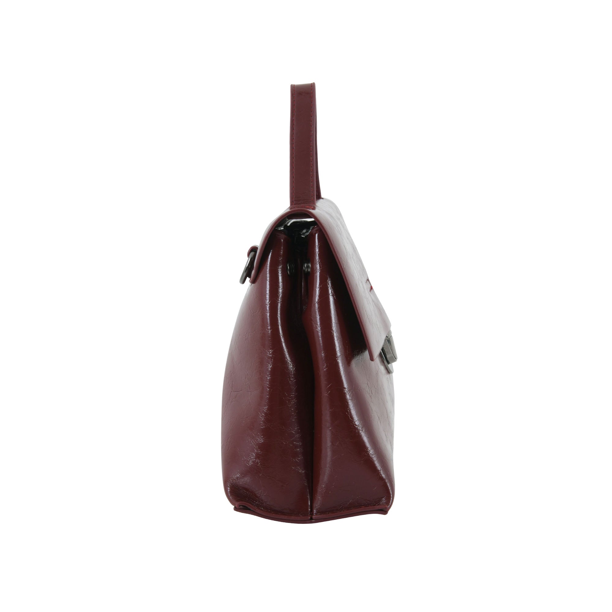 The Power Poise - Cherry Red Briefcase Luxury Handbag