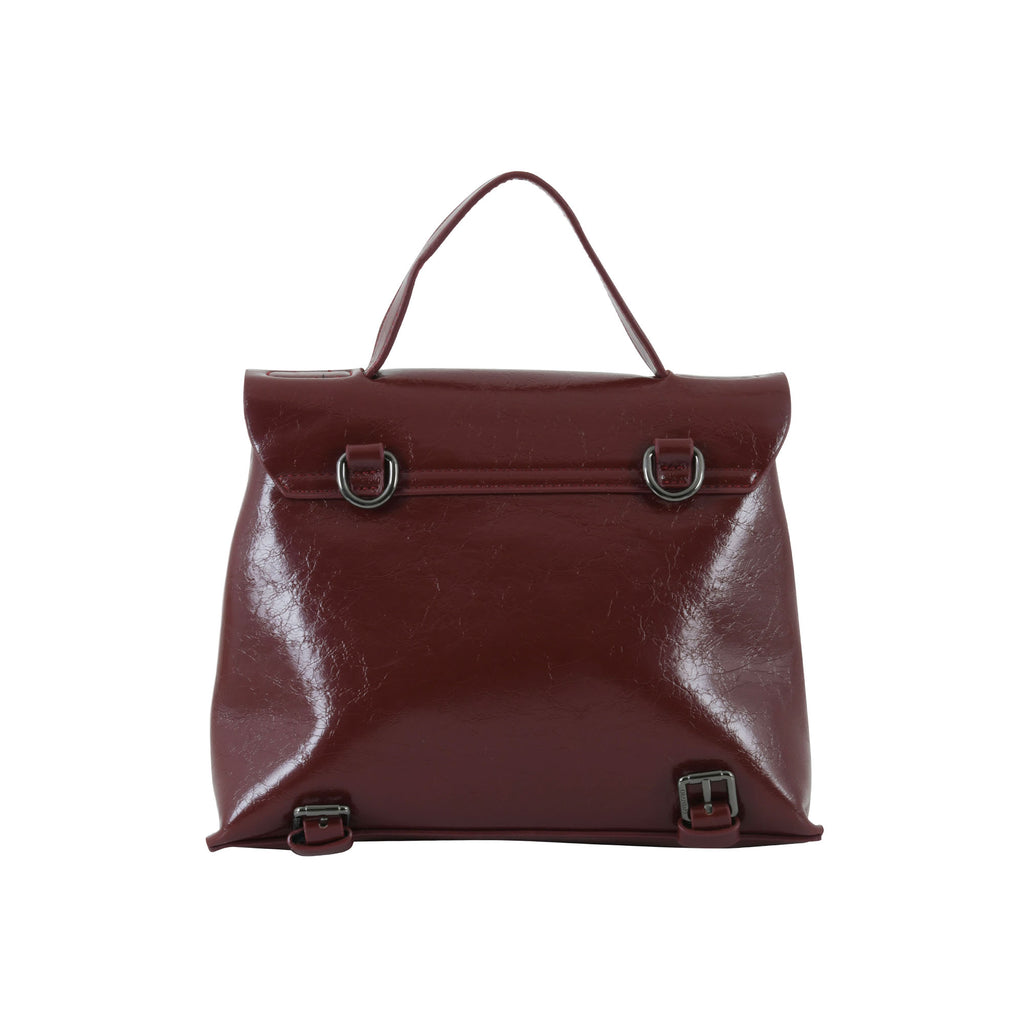 The Power Poise - Cherry Red Briefcase Luxury Handbag