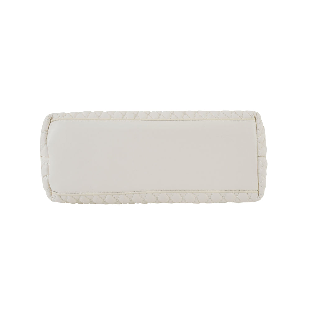 Blush Quilted Party Bag- Pure White