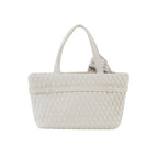 Blush Quilted Party Bag- Pure White