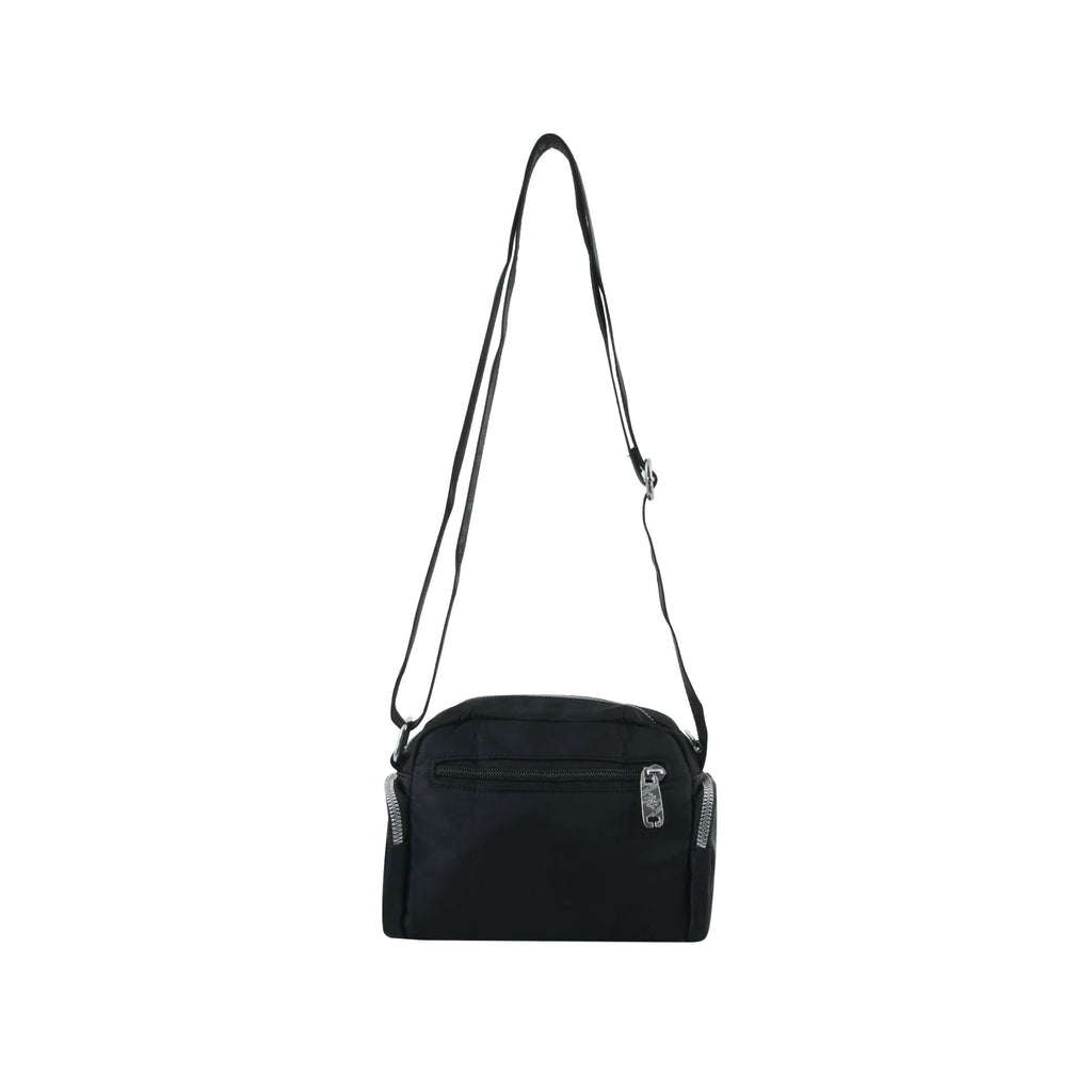 Elegant Crossbody Bag with Handcrafted Elephant Motif | Premium Black Sling