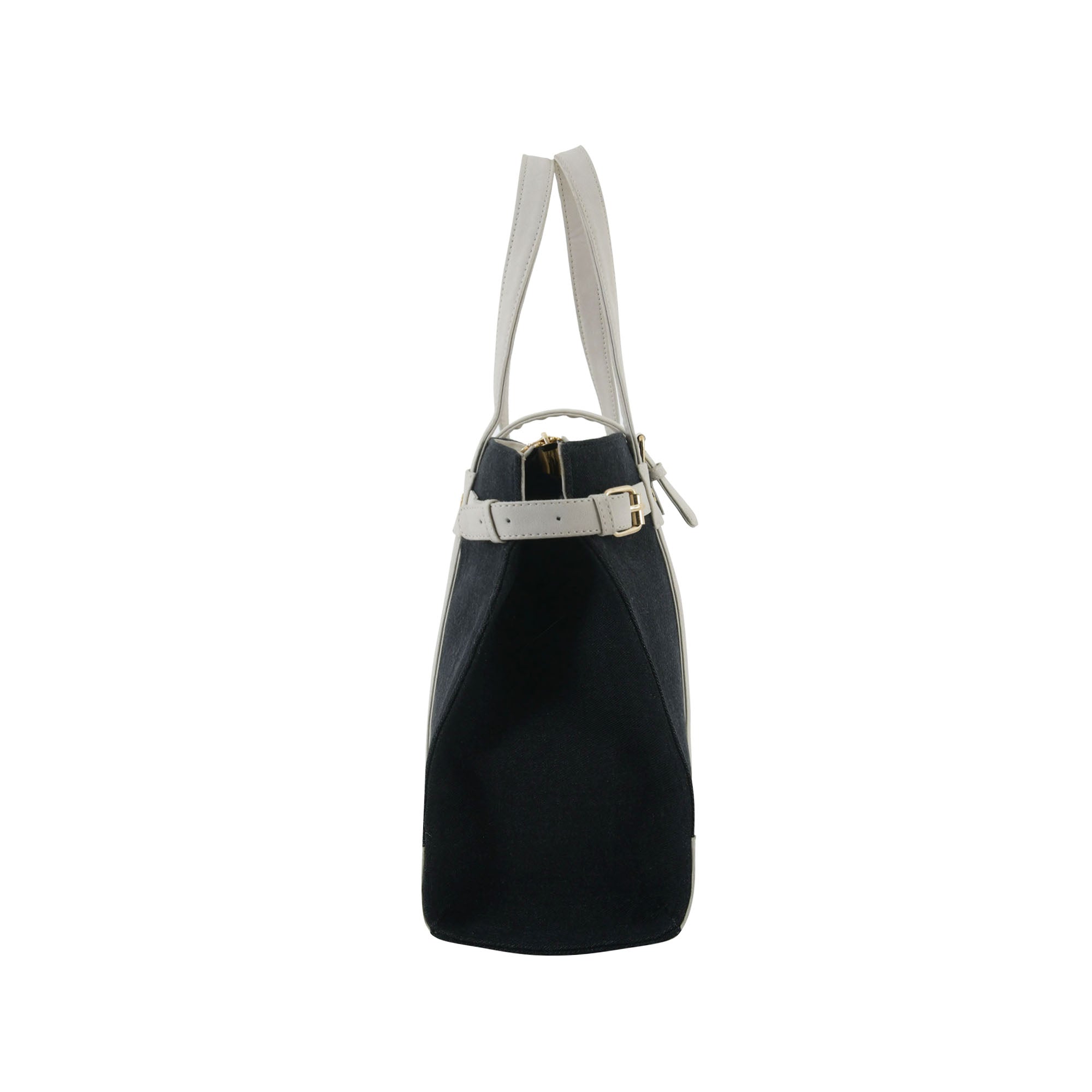 Denim Luxury Black Tote