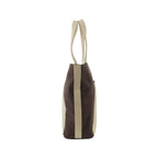 Dual Luxury Tote - Beige and Brown