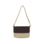 Dual Luxury Tote - Beige and Brown
