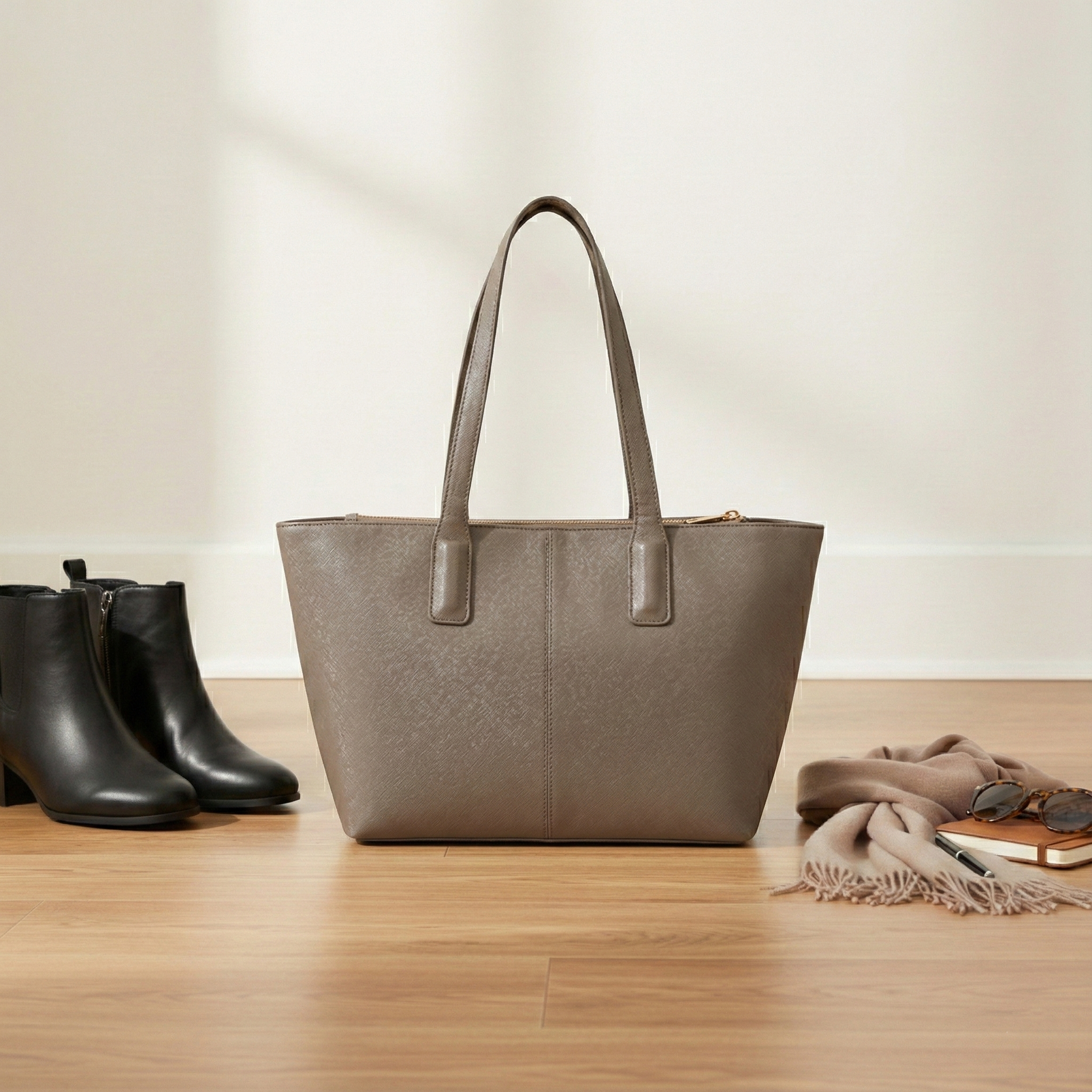 The Work-to-Wander Bag -Taupe